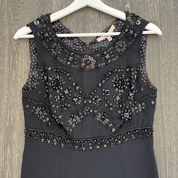 NWT BLUMARINE Black Beaded Embellished Dress - Picture 5 of 8